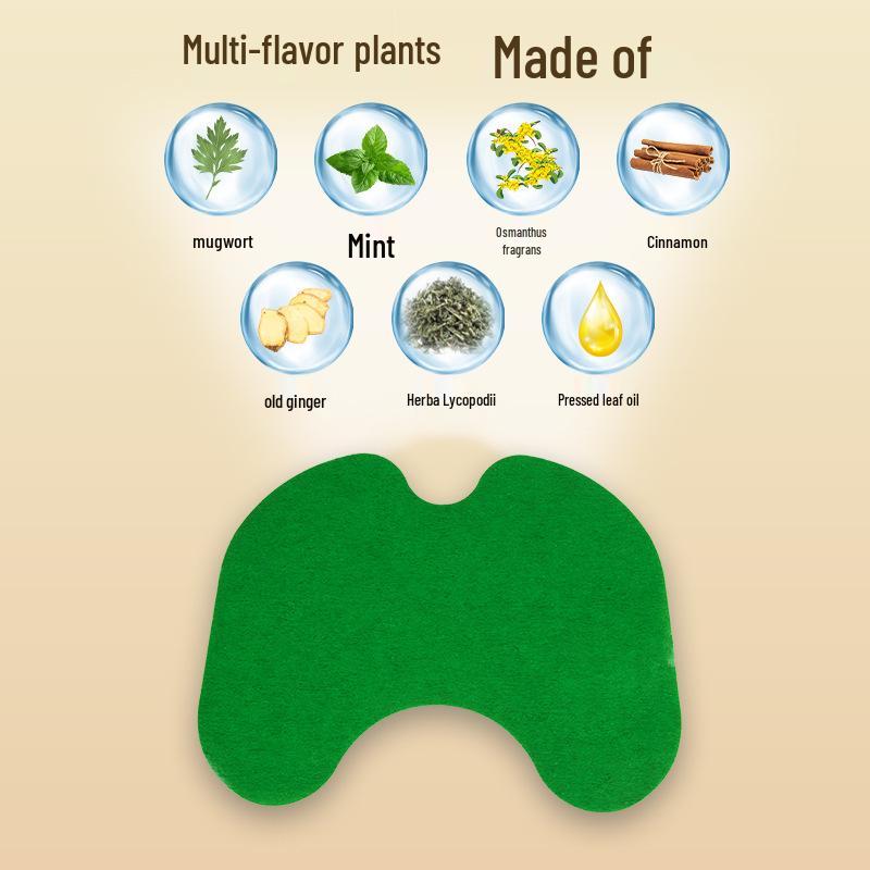 Mugwort Herbal Abs Patch: Acupoint & Navel Patches for Belly Heat Therapy