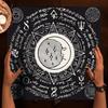 Tarots Tablecloth Rune Divinations Table Cover Astrology Oracles Board Game Mat Square Shape Pendulum Altar Table Cloth