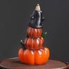 Resin Halloween Pumpkin Reflux Incense Burner Creative European Ghost Festival Reflux Incense Burner Gifts