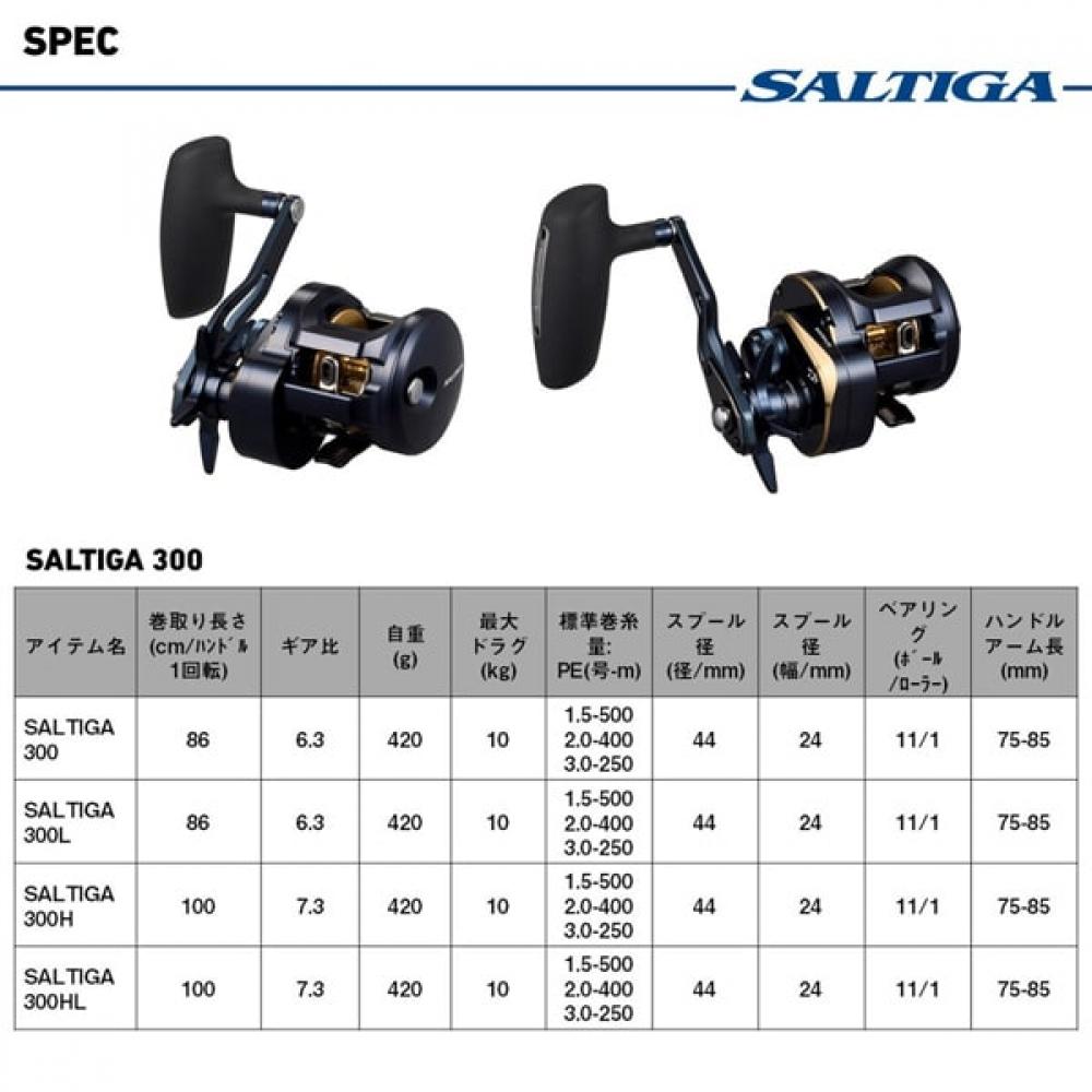 Daiwa Bait Reel 25 Saltiga 300h