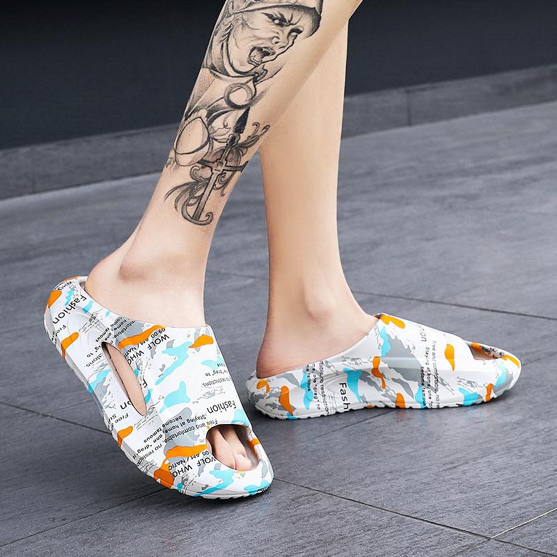 Summer Men Slippers Leisure Summer Shoes Male Beach Shoes Comfy Men's Shoes  Outdoor Mens Slippers Fashion Flip Flops Slippers