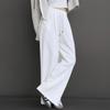 New Arrivals Open Run Women Casual Pattern Pocket Wide Pants String Banding