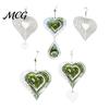 Wind Spinner Outdoor Stainless Steel Reflective Spinners Garden Decor, Sparkly Chime, Decorative Metal Art Yard Patio Farm Heart Gifts for Mom, Women
