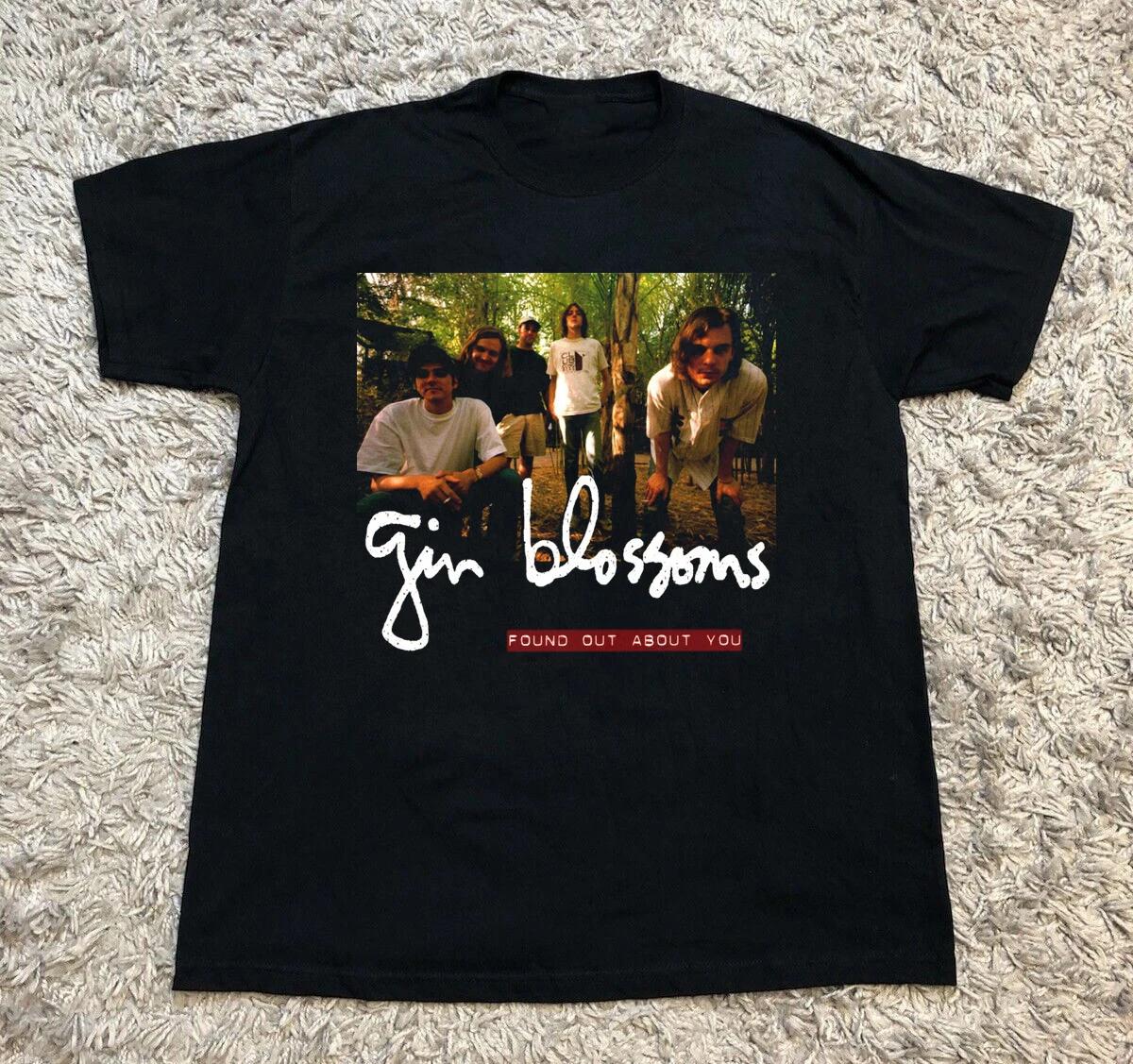 Gin Blossoms – Found Out About You Black Cotton Shirt L490 XS