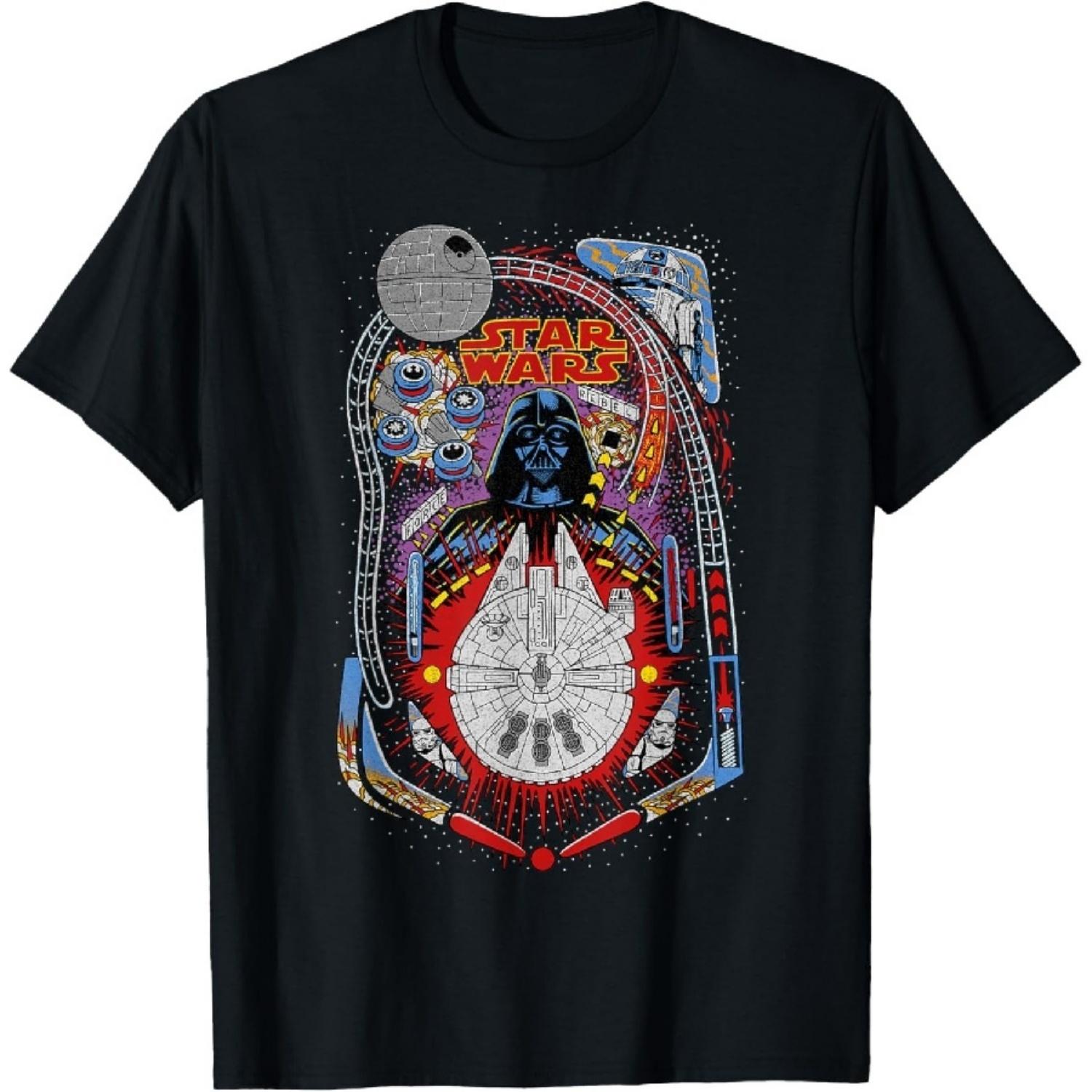 Футболка Star Wars Дарт Вейдер Звезда Смерти Пинбол S