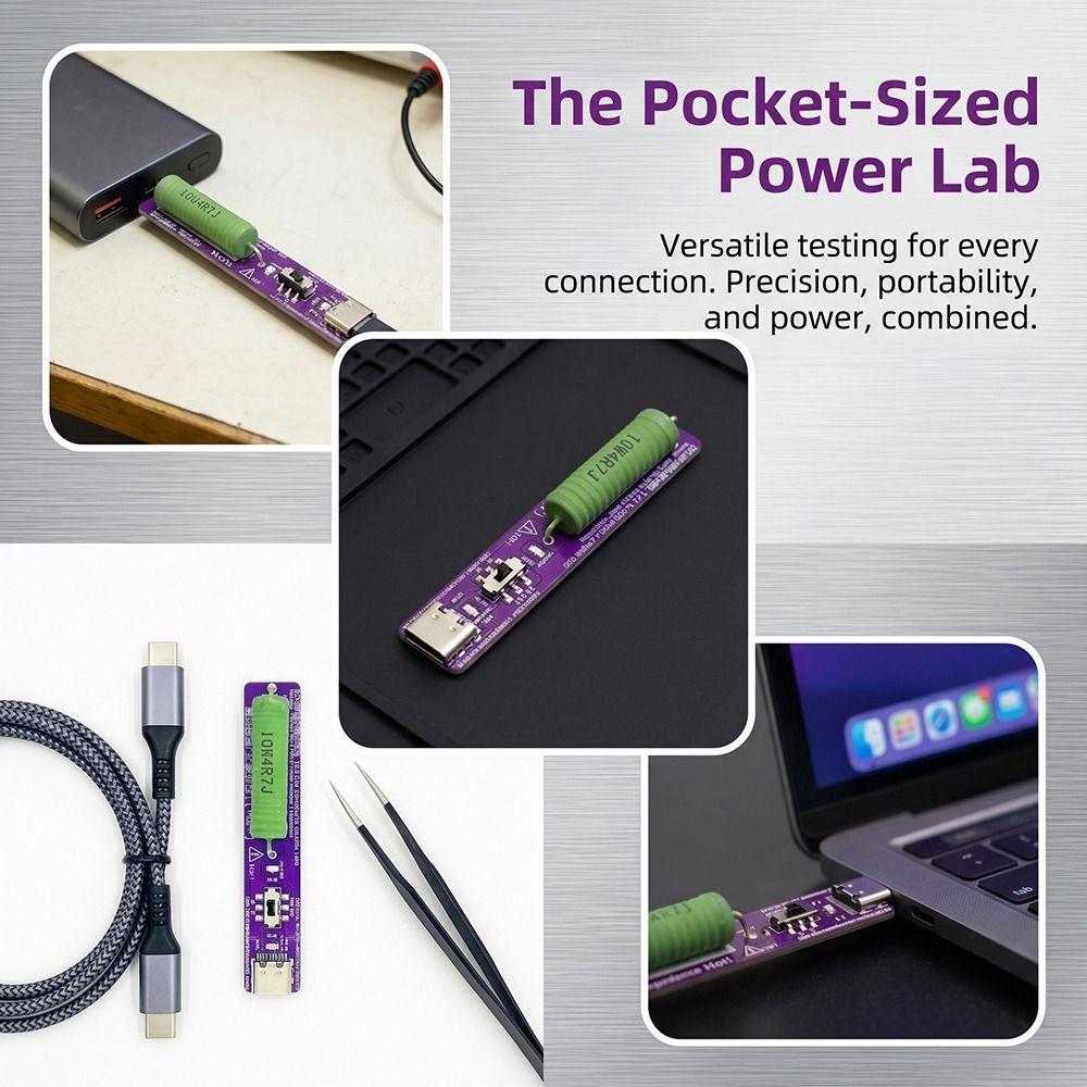 With Switch Current Voltage Test Aging Resistors Module USB Resistor Tester Mobile Power