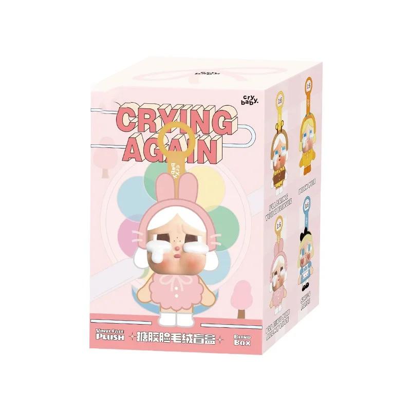 2025 New Genuine Crybaby Crying Again Series Blind Box Figures Vinyl Face Doll Crybaby Pendant Keychain Mystery Box Toy Gift