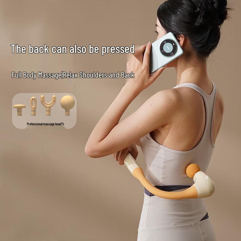 HEZHENG Curved Handheld Fascia Massager