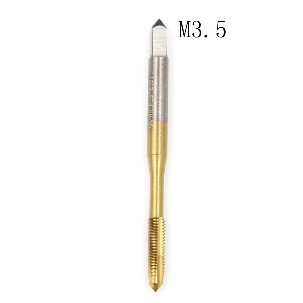 M2/M2.5/M3/M3.5/M4/M5/M6/M8 HSS Metric Straight Flute Thread Screw Tap Plug Tap High Quality