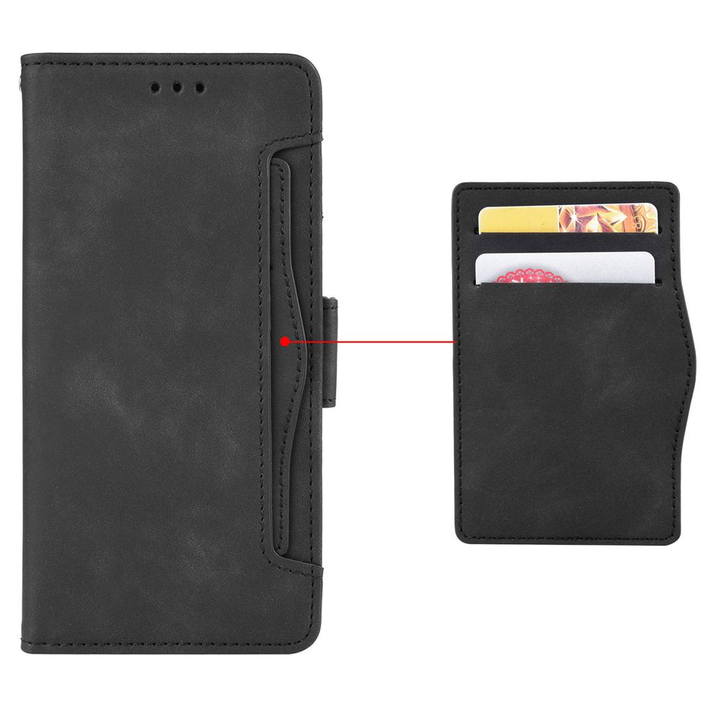 For Xiaomi 14 Ultra Case with Multiple Card Holders TPU Interior Protective PU Leather Cover