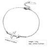 Cazador Trendy Plane Charm Bracelets Woman Men Stainless Steel Airplane Pendant Beads Chain Hand Bracelets Jewelry Pilot Gifts