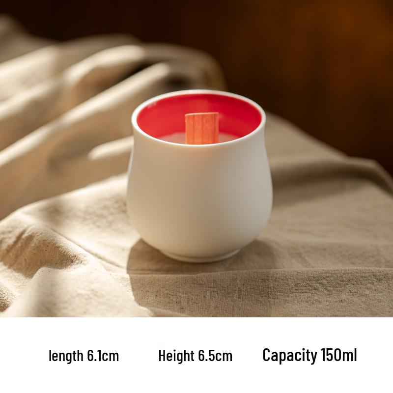 High-Grade Colored Ceramic Candle Cup - Simplistic DIY Aroma Soy Wax Container