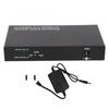 Ethernet Optical Switch 6 Ports 10 100Mbps RX1550 Tx1310nm LED Indicator Ethernet Fast Switch for Network 100‑240V US