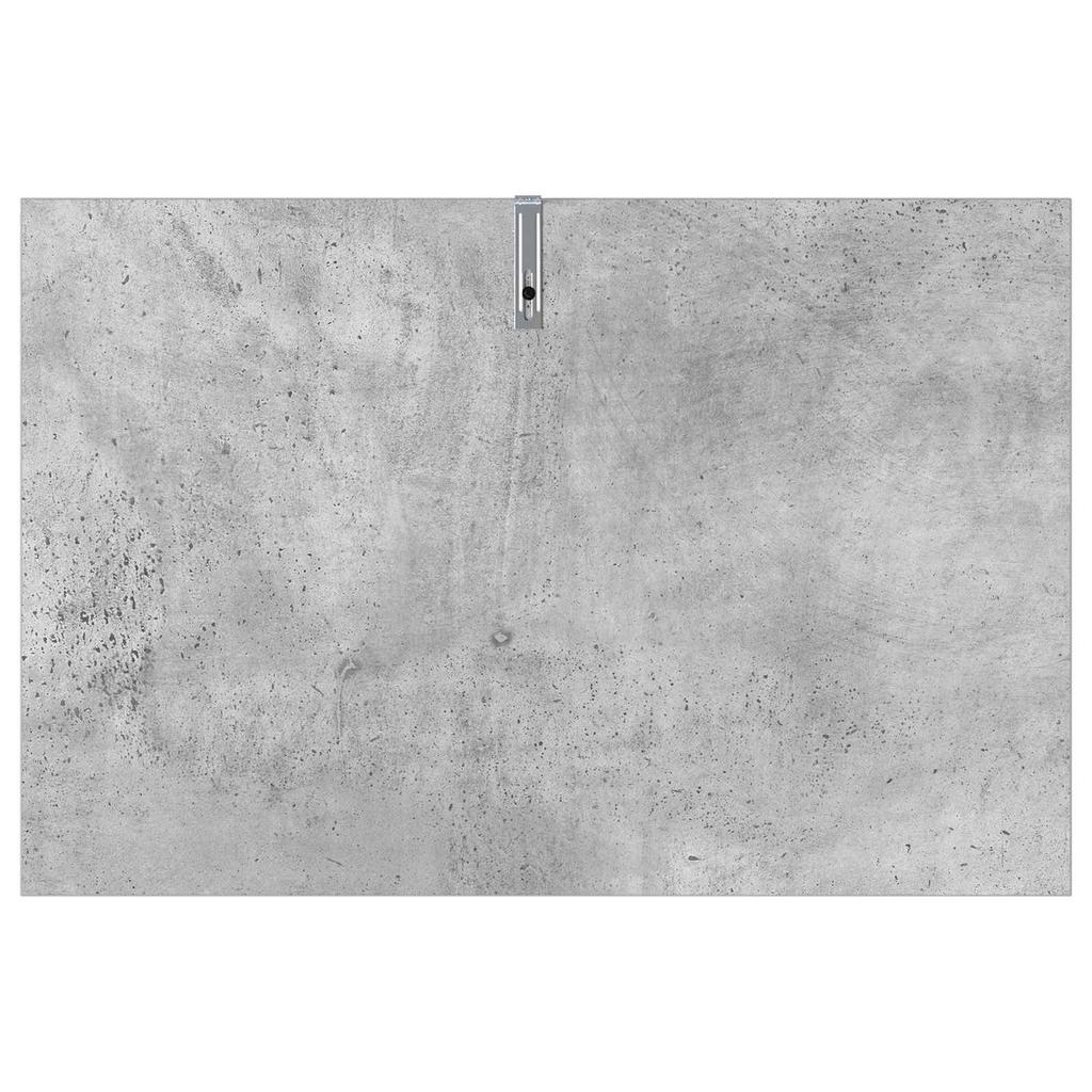 Side Table Concrete Grey 60 x 40 x 65 cm Engineered Wood