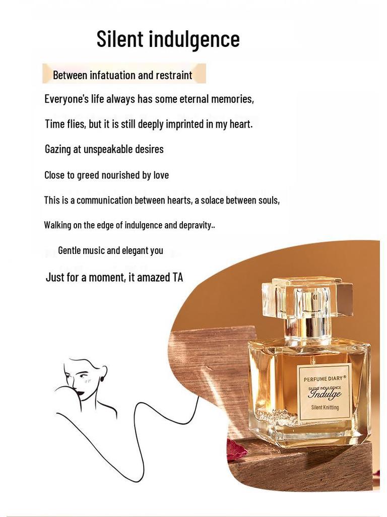 Perfume Diary Silent Indulgence: Milky Desire Floral Eau De Toilette, Long-lasting Fragrance