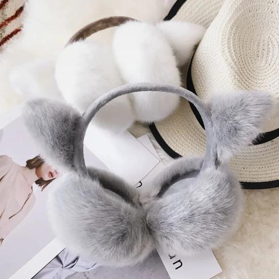 

Yousheng зимние теплые наушники супер мягкие ультра-толстые приятные для кожи однотонные женские наушники с кошачьими ушками