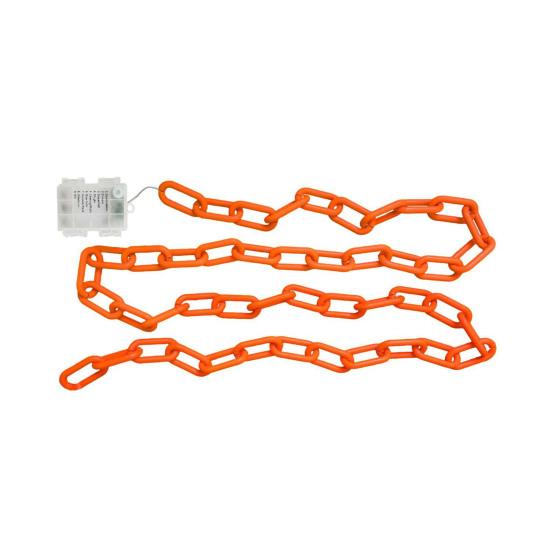 Batteridrevne LED-lys med plastkjede for Halloween-rekvisitter, kjedelys for Halloween-fest, cosplay-tilbehør