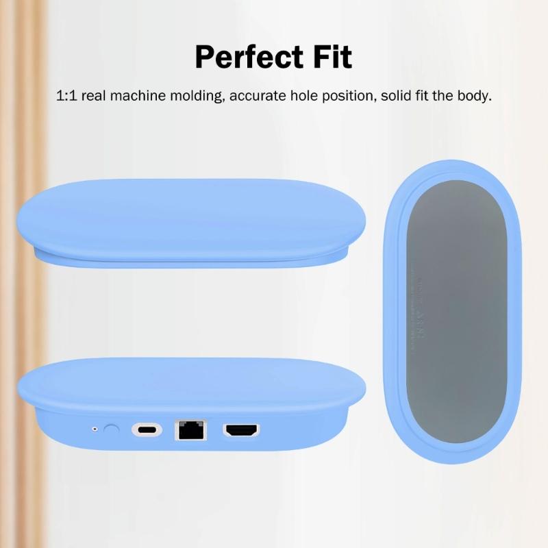 Durability Silicone Case Design for TV Streamer (4K) 2024 Host Easy Installation Wall Mount Case Cover Customs Fit