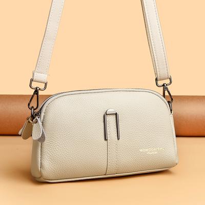 Bolso de Hombro de Lujo 100% Cuero Genuino para Mujer Bolso de Diseñador Calidad Superior Bolsos de Mensajero Cruzados para Tote