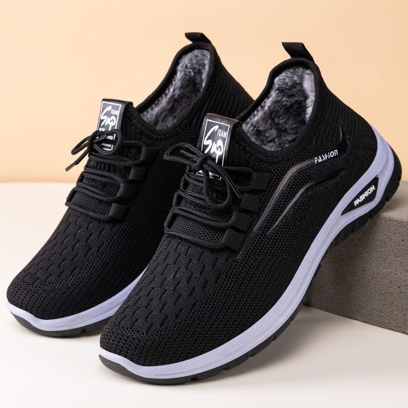 Women's Cotton Shoes, Cotton Boots, Fleece and Thickened Snow Boots, Versatile Ankle Boots, Warm Women's Boots