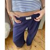 2024 Women's Striped Wide Leg Pants Casual Street INS Fashion Loose High Waist Pants