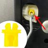 High Quality Interior Door Clips Clips Yellow 12MM*6.7MM 51217404345 Car Truck Parts Clamp Not Universal Fitment For BMW