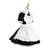 Black and White Maid Costume Dress for Cosplay, Restaurant, Cafe, or Party