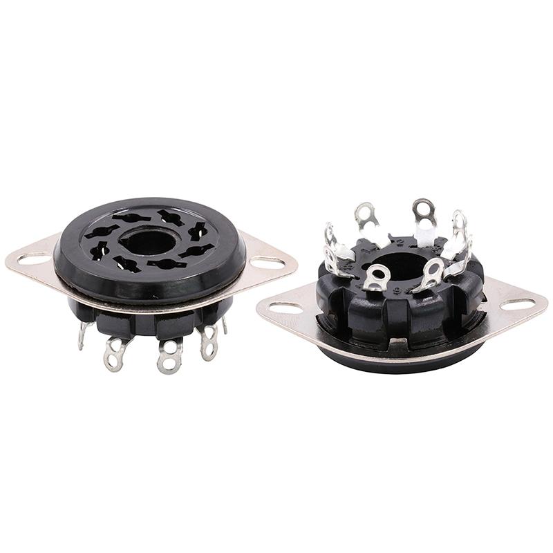 New 1PC 8pin Octal Bakelite Tube Socket Base S8WPF For CV181 5881 6SN7 KT88 EL34 6550 6SL7 KT66 6CA7 5AR4 Vacuum Tube Amplifier