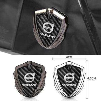 Adesivos de Emblemas Metálicos para Carro, Adesivos Decorativos para Para-lama Lateral, Porta-malas, Escudo para XC90 V90 V60 XC60 S60 S90 C40 XC40 V70 XC70 C30