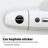 Car Sticker For Mercedes Benz Car Door Handle Key Hole Protection Stickers Decoration Decals AMG A B C E S G Class W201 W210 W10
