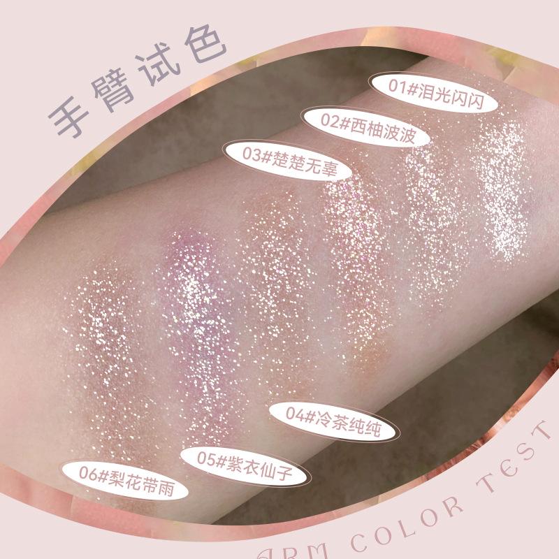 NOVO5851 Dual-Head Shimmer Eyeshadow Stick: Easy One-Swipe Highlight & Contour