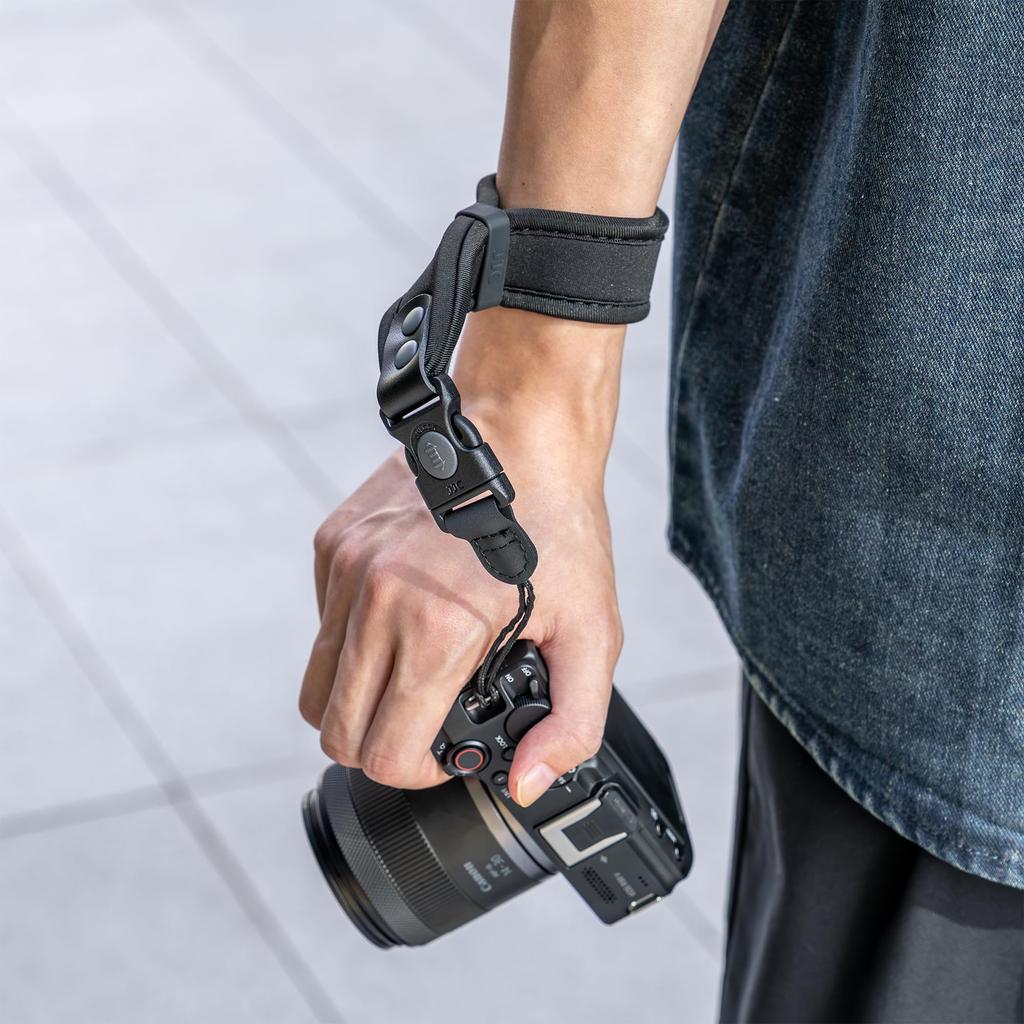 JJC Camera Handle Drop Quick Compatible with Lumix Canon EOS R50 V R10 Fuji Sony RX1R and Other and Compact Digital Cameras Strap, Strap, Prevention,