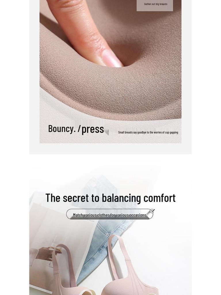 Seamless Push-Up Bra: Wire-Free, Lifting, Breathable, Comfortable, Fashionable, Sexy for Women