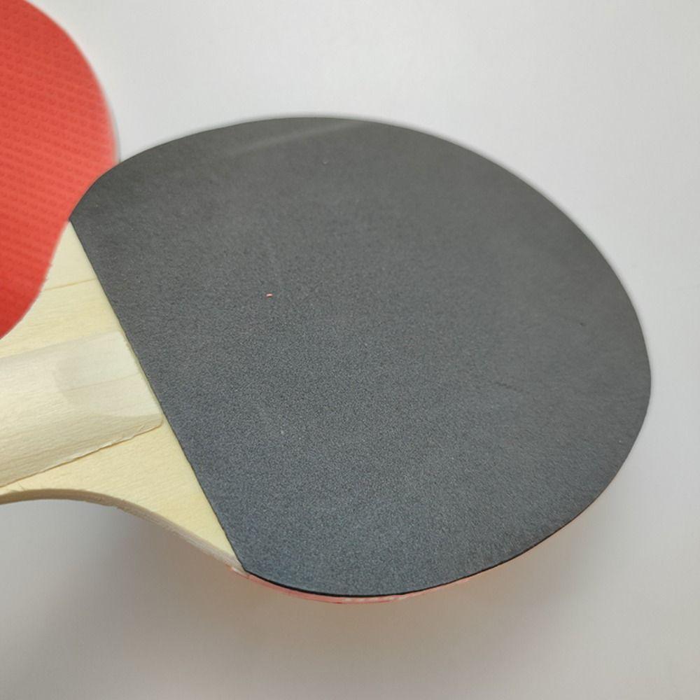 With 3 Balls Table Tennis Set Poplar Wood Comfort Handle Ping Pong Supplies Fall Prevention with Mesh Rack Ping Pong Paddle