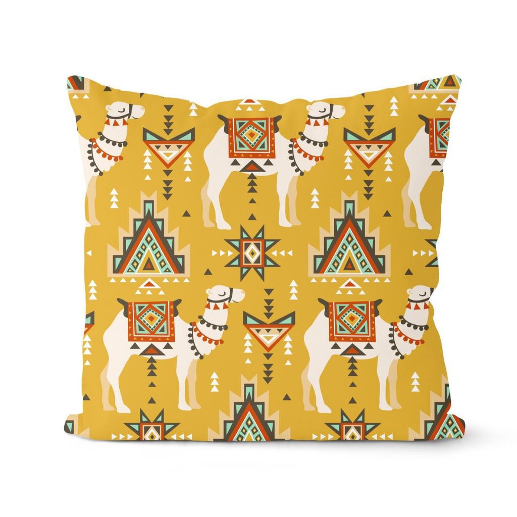 Ethnic Style Throw Pillow Cover Retro Abstract Decoration Home Bedroom Living Room Sofa Cushion Pillow Cover