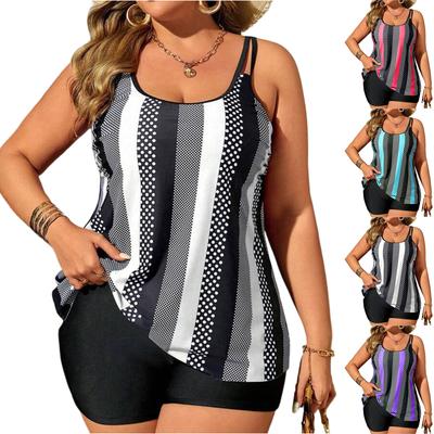 Women's Two-Piece Bikini Set Plus Size Split Swimsuit