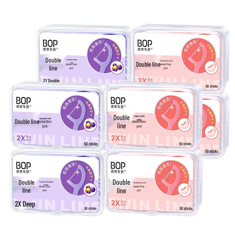 Bop Double Thread Fruit Floss Sticks