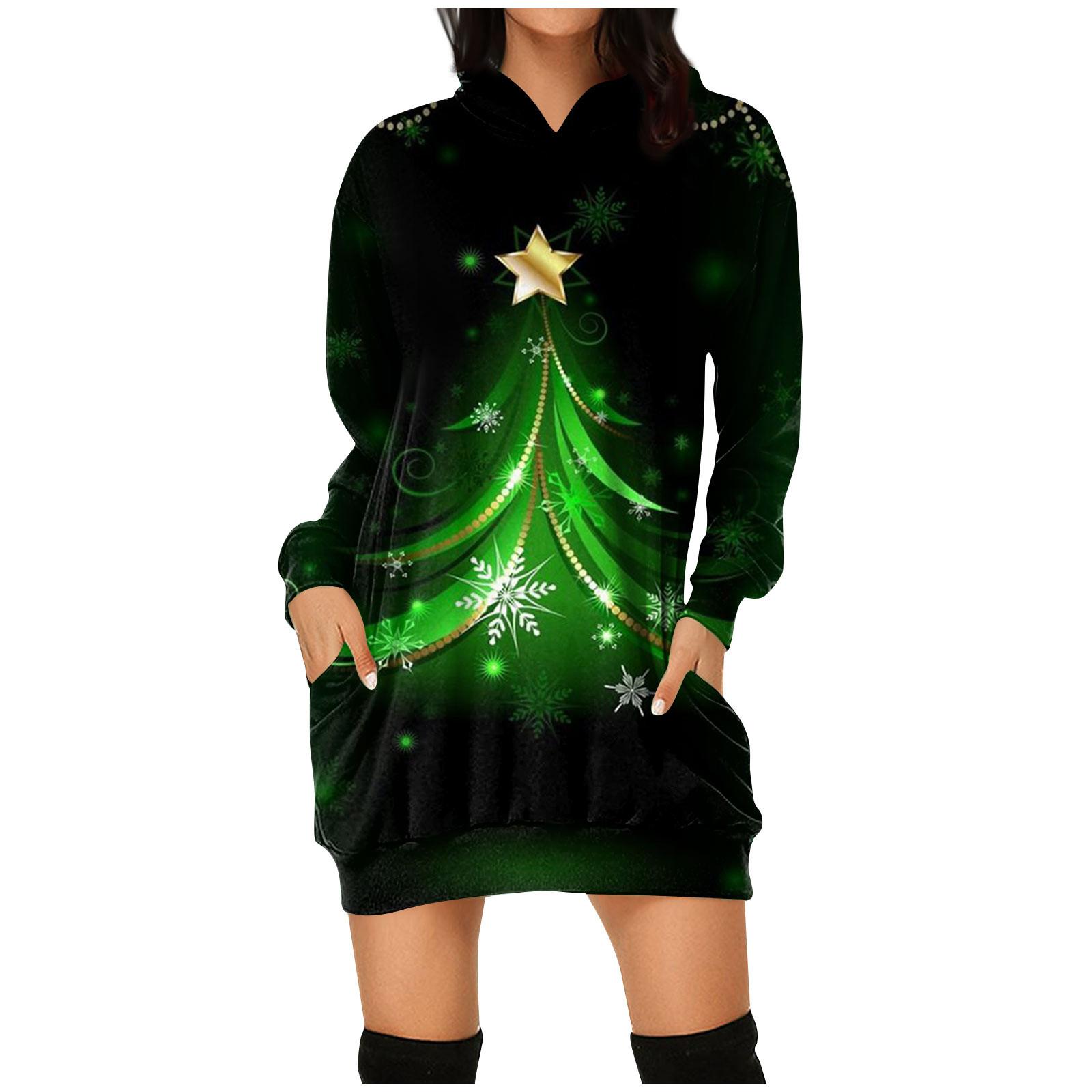 

Женские повседневные толстовки с длинным рукавом и пуговицами с рождественским принтом