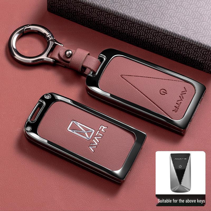 Avatr 11 Key Case Cover: High-Grade Metal Shell for Car Interior Decoration, Full Coverage, New Style