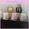 Borsa a tracolla alla moda in stile urbano in pelle PU con catena, piccola borsa morbida in più colori