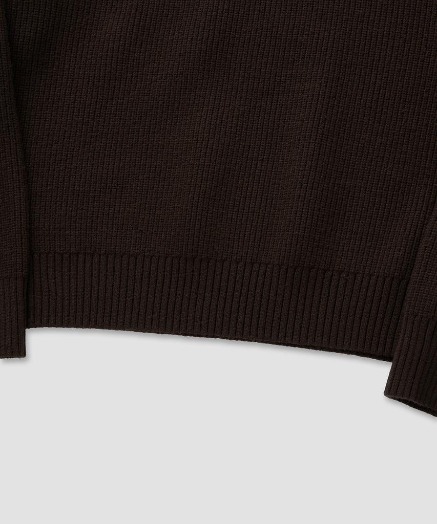 Pilpeu Classic Roll-Neck Knit 31(Brown)