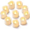 LED Electronic Candles - AIMOONSA - Pack of 24 - CR2032 - Flickering Warm Glow - Ø 3.5 Cm