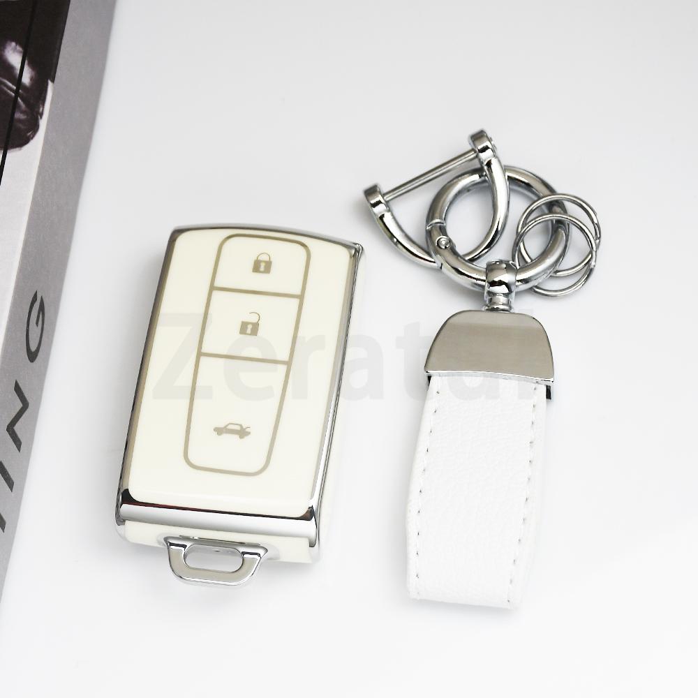 Auto Keychain Key Fob Protector Tpu Car Key Case Cover For Toyota Corolla Verso Camry Prius 2004-2009 Shell Auto Accessories