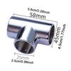 25mm Round Hose Connector Corner Joint for Clothes Rack Assembly