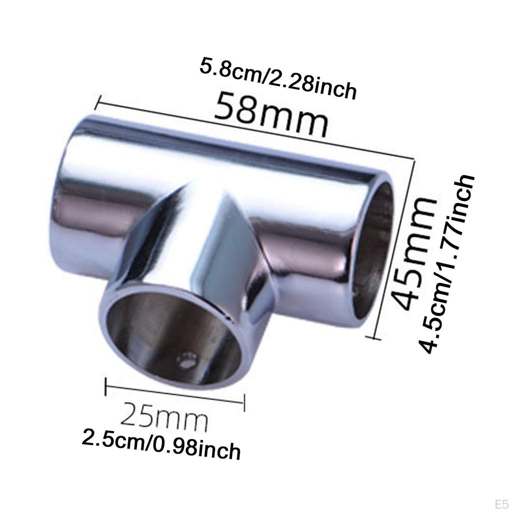 25mm Round Hose Connector Corner Joint for Clothes Rack Assembly