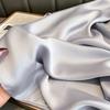 Solid Color Outdoor Sunscreen Hijab Thin Female Shawls and Wraps Fashion Long Scarf