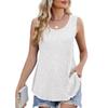 Spring New Round Neck Casual Sleeveless Solid-color Knitted Vest
