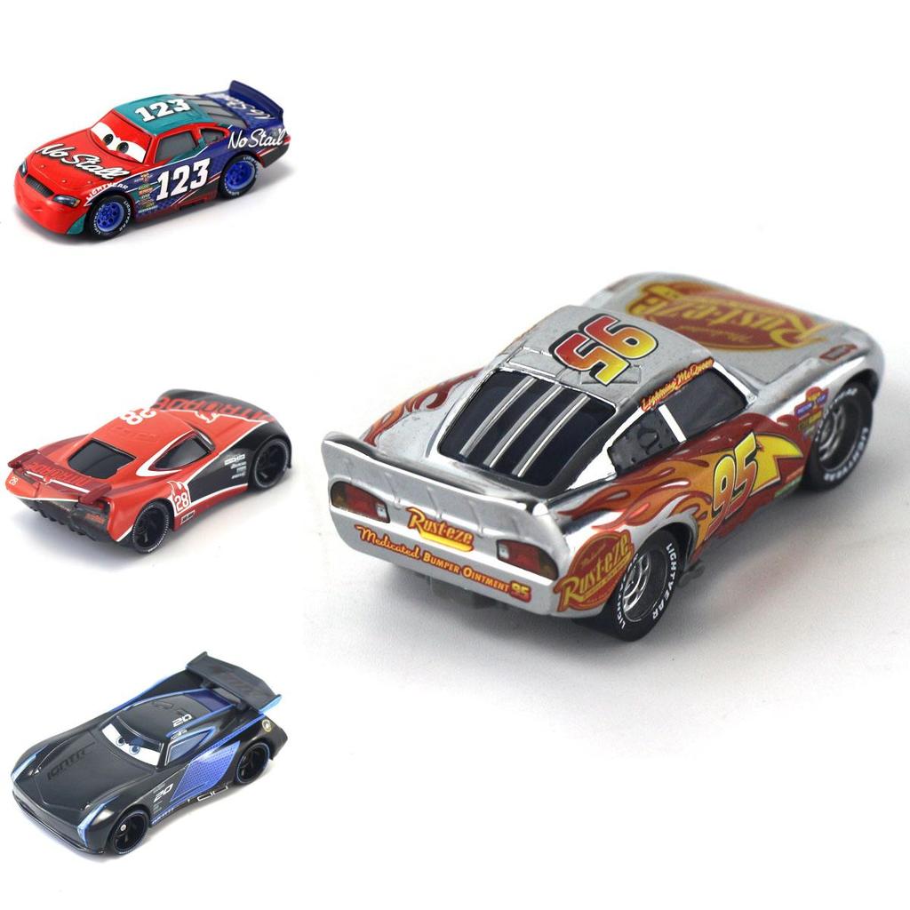 Disney Cars 95 Dinosaur Grey Mcqueen Alloy Children's Toy Car Model