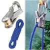 2Sets Retractable Tie Down Rope with Roller Tensioner Heavy Duty Strap for Camping Boating Home Storage Outdoor Use
