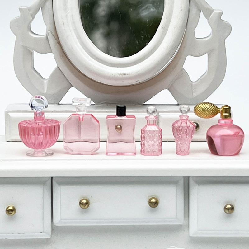 0.79in Dollhouse Retro Perfume Bottle Decoration Toys for 6-8 Year Old Kids Pretend for Play Supplies Dollhouse Furnitur